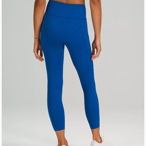 Lululemon Size 0 Symphony Blue Fast and Free High-Rise Tight 25”